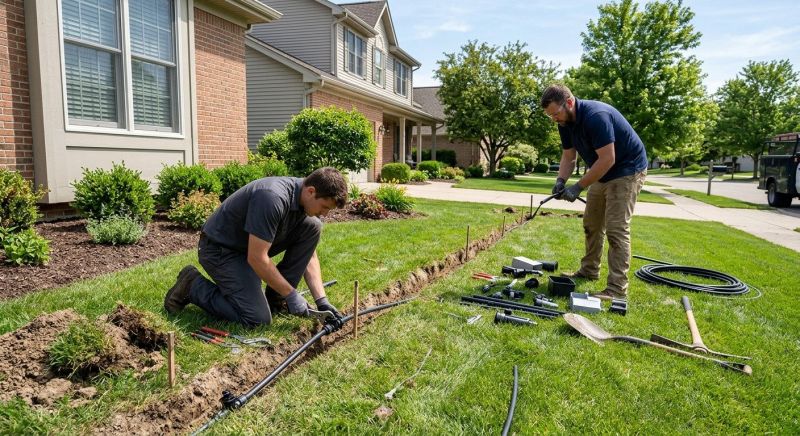 Grass Sprinkler Installation in Aiken, SC