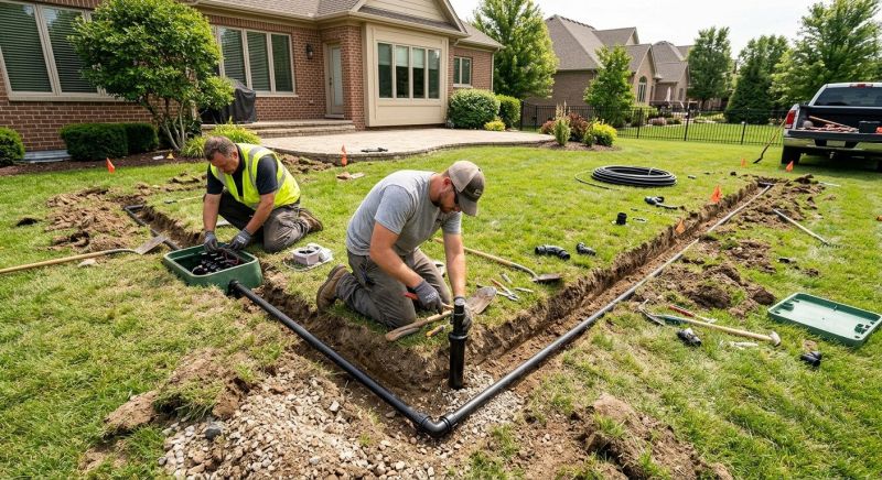 Outdoor Sprinkler Installation in Aiken, SC