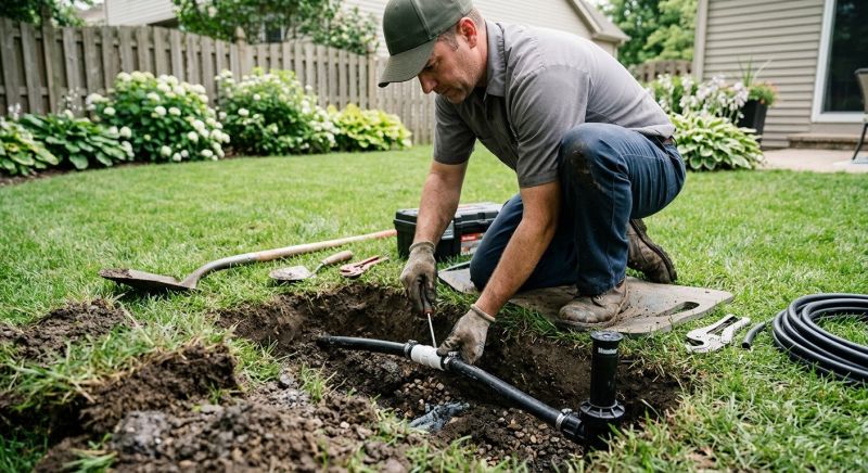Sprinkler Line Repair in Aiken, SC